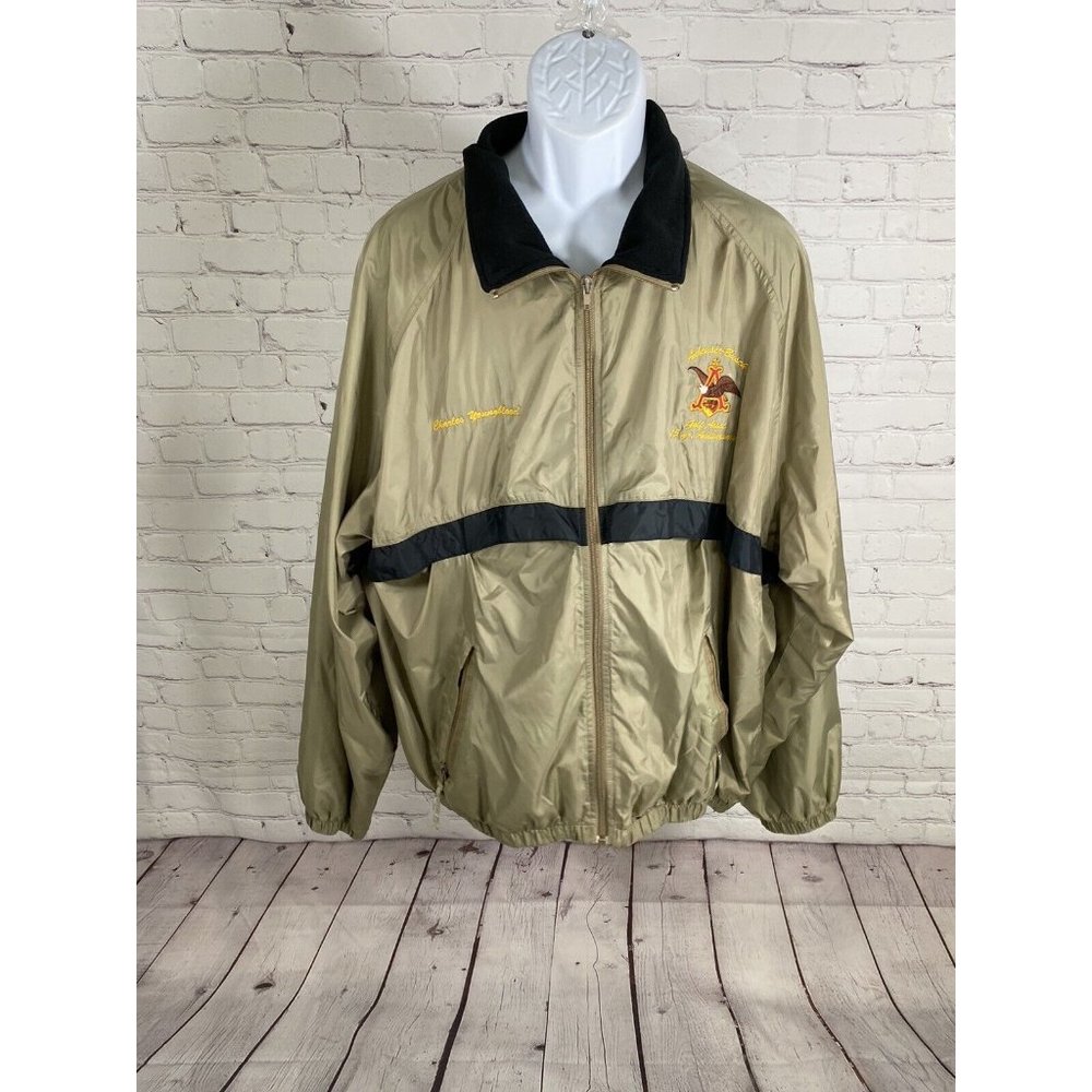 VTG Dunbrooke Club Collection Anheuser Busch Embroidered Ventilated Jacket XXL